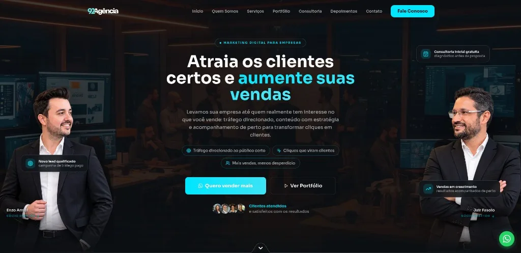 92 Agência — versão desktop