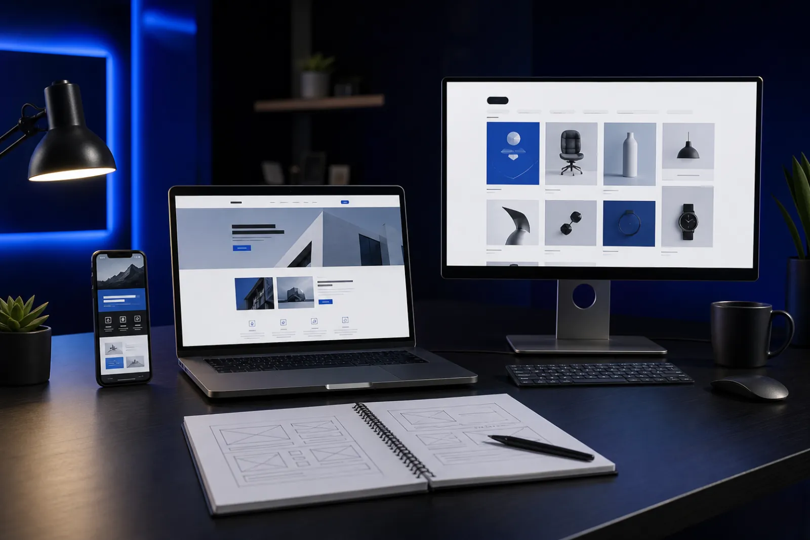 Tipos de projeto para criação de site: landing page, site institucional e e-commerce